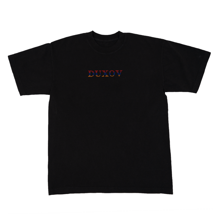 Duxov Rhinestone T-shirt (Black)