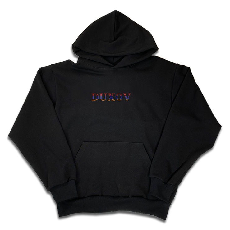 Duxov Rhinestone Hoodie (Black)